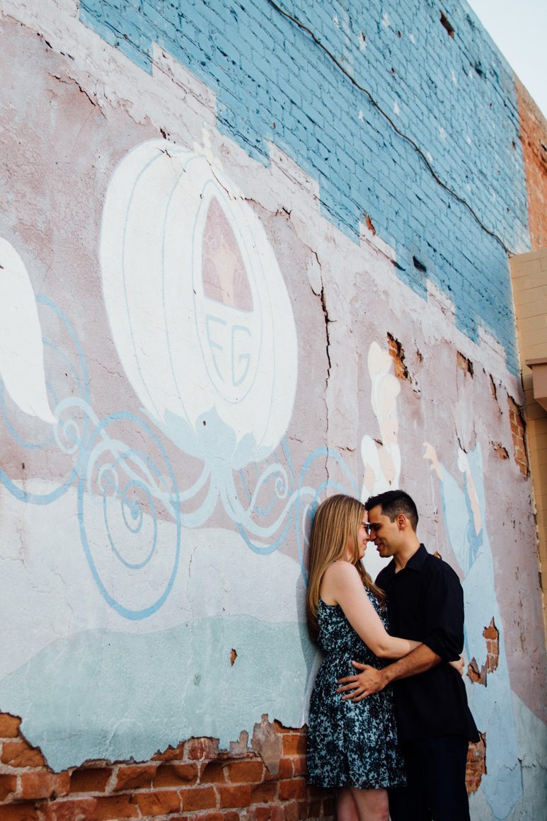 Mesa-Engagement-Portrait-Married-Phoenix-Arizona-Cinderella-Mural