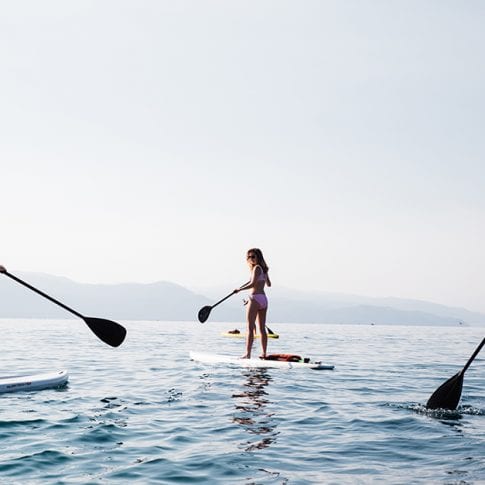 stand up paddle boarding on lake tahoe