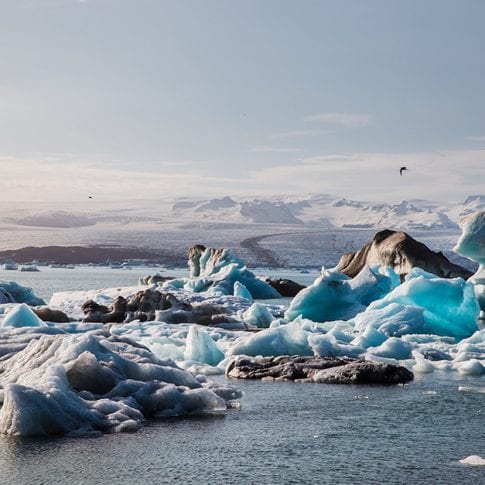 icebergs in iceland